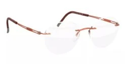 Silhouette 5521 EP Shape Glasses -Silhouette || Pure Shop 5521 ep shape russet orange