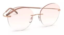 Silhouette 5541 The Icon Tinted EF Glasses -Silhouette || Pure Shop 5541 the icon tinted ef radiant rosegold