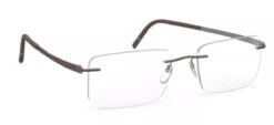 Silhouette Momentum 5529EY Glasses -Silhouette || Pure Shop momentum 5529ey ruthenium cohiba brown
