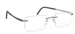 Silhouette Momentum 5529EY Glasses -Silhouette || Pure Shop momentum 5529ey silver pacific blue
