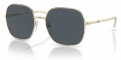 Prada PR 67XS Glasses -Silhouette || Pure Shop pr 67xs pale gold w dark grey lenses