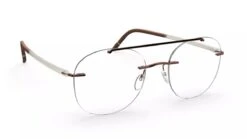Silhouette The Wave 5567LV Glasses -Silhouette || Pure Shop the wave 5567lv hazel ivory
