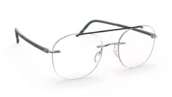 Silhouette The Wave 5567LV Glasses -Silhouette || Pure Shop the wave 5567lv titanium grey