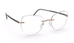 Silhouette The Wave 5567LZ Glasses -Silhouette || Pure Shop the wave 5567lz rosegold lilac